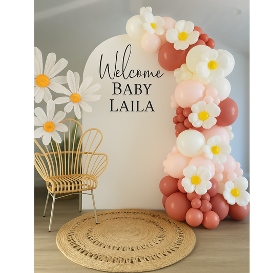 🌼 Daisy Shower Balloon Garland Bundle 🌼